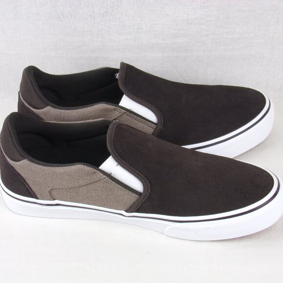 Vans Asher Deluxe Skate Shoes 9 Brown Slip-On VN000CSYCFF Comfort Textile main image 13